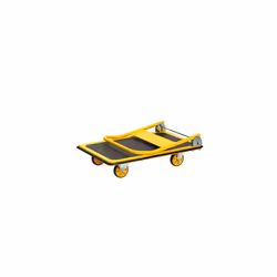 SXWTDPC528 300 kg Steel Platform Truck Yellow - Additional view 5