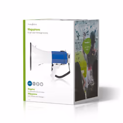 Nedis MEPH200WT megaphone White, Blue - Additional view 7