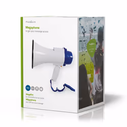 Nedis MEPH150WT megaphone White, Blue - Additional view 7