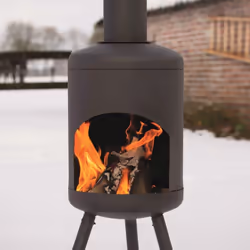 RedFire Fireplace Fuego Small with Chimney Outdoor Patio Chiminea Heater 81070