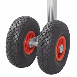 ProPlus Double Jockey Wheel Plastic Rim Air-Filled Tyre 26x8.5cm Part 341508 - Additional view 5
