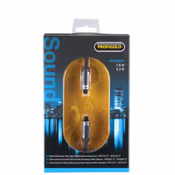 Profigold 1m TOS InfiniBand/fibre optic cable TOSLINK Black
