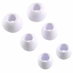 Bandridge SHP010, Ear pad, Silicone, White