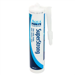 AquaForte SuperStrong Fix & Seal - 290ml Clear Sealant Waterproof Polymer Sealer