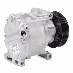 DENSO DCP09061 AC Compressor SCSB06C 12 ND-12 R1234yf, R134a with magnetic clutch FIAT: Panda II Hatchback, 500 Hatchback, Panda III Hatchback
