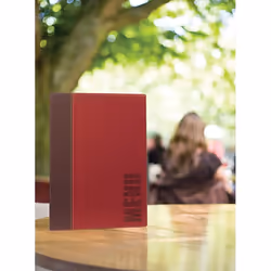 Securit MC-TRA4-WR A4 Leather, PU plastic, Plastic Brown, Red 1 pc(s)