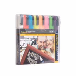 Securit SMA510-V8 chalk marker Chisel Blue, Brown, Green, Grey, Light Blue, Orange, Pink, Red, Violet, White, Yellow 8 pc(s)