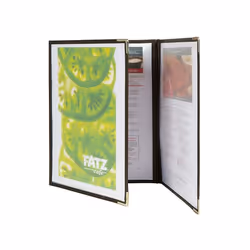 Securit MC3-CYA4-BR3, A4, Metal, Plastic, Brown, Matt, Plastic, Rounded corners