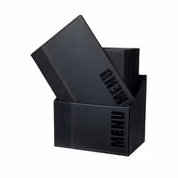 Securit MC-BOX-TRA4-BL A4 Metal, PU leather Black 20 pc(s)