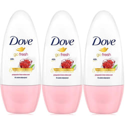 3 x Dove 48H protection Anti-perspirant Roll On 50 ml - Pomegranate & Lemon Verbana