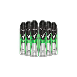 Men Anti-Perspirant Quantum Deodorant, 250 ml, Pack of 6
