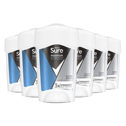Maximum Protection Clean Scent Anti-perspirant Cream Stick 6 pack 96h protection deodorant for 3x stronger* sweat protection 45 ml