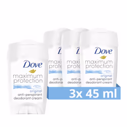 Maximum Protection Original Clean Anti-perspirant Cream Stick with ¼ moisturising cream our most effective deodorant 3x 45 m ...