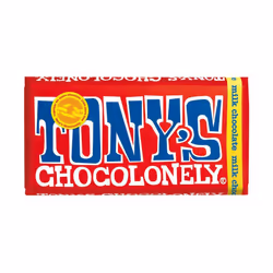 Tony's Chocolonely Natural Milk Chocolate Bar 180g