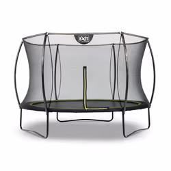 EXIT Silhouette trampoline ø305cm - black, Above ground trampoline, Round, 100 kg, 3 yr(s), Safety net, Black