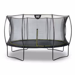 EXIT Silhouette trampoline ø366cm - black, Above ground trampoline, Round, 120 kg, 3 yr(s), Safety net, Black