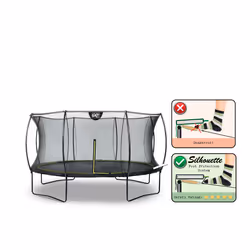 EXIT Silhouette trampoline ø427cm - black