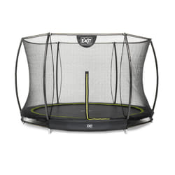 EXIT Silhouette ground trampoline ø305cm with safety net - black