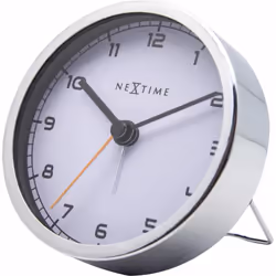 NeXtime 5194WI, Quartz alarm clock, White, AA, 90 mm, 90 mm, 75 mm