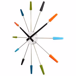 NeXtime Plug Inn Mechanical clock Circle Multicolour