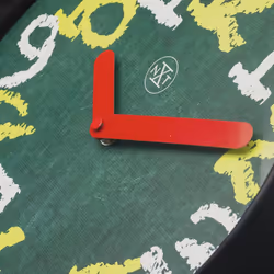NeXtime Chalkborad Quartz clock Round Green