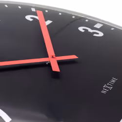 NeXtime Duomo 50 Quartz clock Round Black
