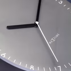 NeXtime Berlin Quartz clock Round Grey