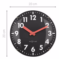 NeXtime Duomo Mini Quartz clock Round Black
