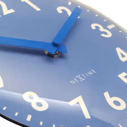 NeXtime Duomo Mini Quartz clock Round Blue