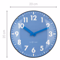 NeXtime Duomo Mini Quartz clock Round Blue