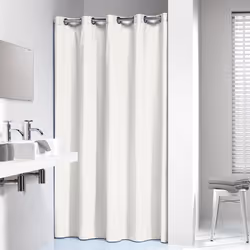 Sealskin 232211310 shower curtain Ring Cotton, Polyester White