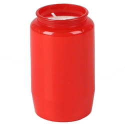 Grave Candle Memorial Light Wax Candle Jar Funeral Graveside Cemetery Remembrnce - 50 Hours