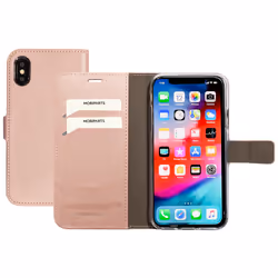 Mobiparts Saffiano Wallet Case Apple iPhone X/XS Pink, Wallet case, Apple, iPhone XS, iPhone X, 14.7 cm (5.8"), Pink
