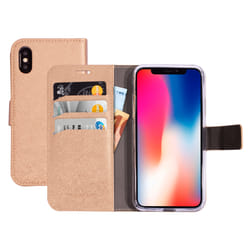 Mobiparts Saffiano Wallet Case Apple iPhone X, iPhone XS Copper