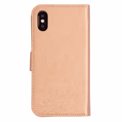 Mobiparts Saffiano Wallet Case Apple iPhone X, iPhone XS Copper