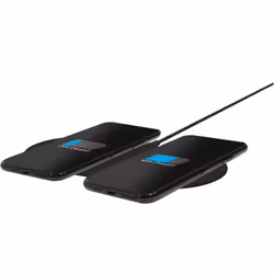 Mobiparts Dual Fast Wireless Charging Pad Black