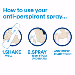 Vaseline ProDerma Anti Perspirant Deodorant For Women, Active Fresh, 6 Pk, 250ml - Additional view 4
