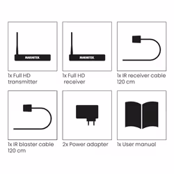 Marmitek TV Anywhere Wireless HD 2 AV transmitter & receiver Black - Additional view 8