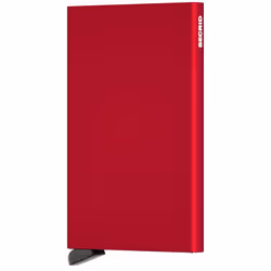 Secrid Cardprotector, Card case, Red, Aluminium, Monochromatic, 6 cards, 48 g