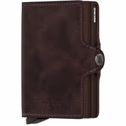 Secrid Twinwallet Vintage, Wallet, Chocolate, Genuine leather, 70 mm, 25 mm, 102 mm