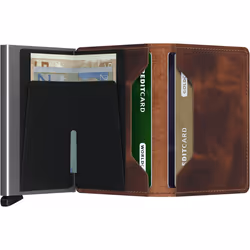 Secrid Slimwallet Wallet Brown Leather