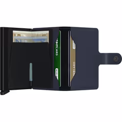 Secrid Miniwallet Wallet Navy Genuine leather - Additional view 4