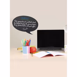Securit Bubble chalk board Black Resin, Velcro, Wood - Additional view 2