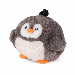 Cozy Noxxiez Penguin, Grey, White, Other, Plush, Decorative pillow