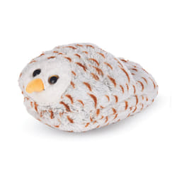 Plush Snow Owl Foot Warmer Kids/Adults Animal Slipper Cuddly Cushion One Size