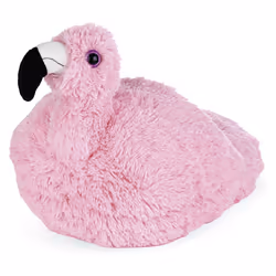 Plush Flamingo Foot Warmer Kids/Adults Animal Slipper Cuddly Cushion One Size