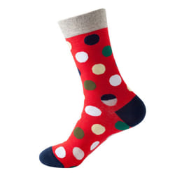 Novelty Socks Unisex Fun Design One Size Ankle Sock Gift - Red Spot
