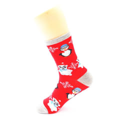 Christmas Festive Socks Unisex Xmas Character - Penguin & Polar Bear
