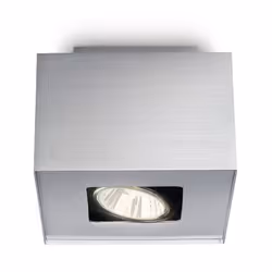 Philips myLiving Spot light 562304816, Surfaced, 1 bulb(s), GU10, 2800 K, IP20, Aluminium