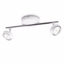 Philips myLiving Spot light, Non-changeable bulb(s), 2 bulb(s), LED, 2700 K, White